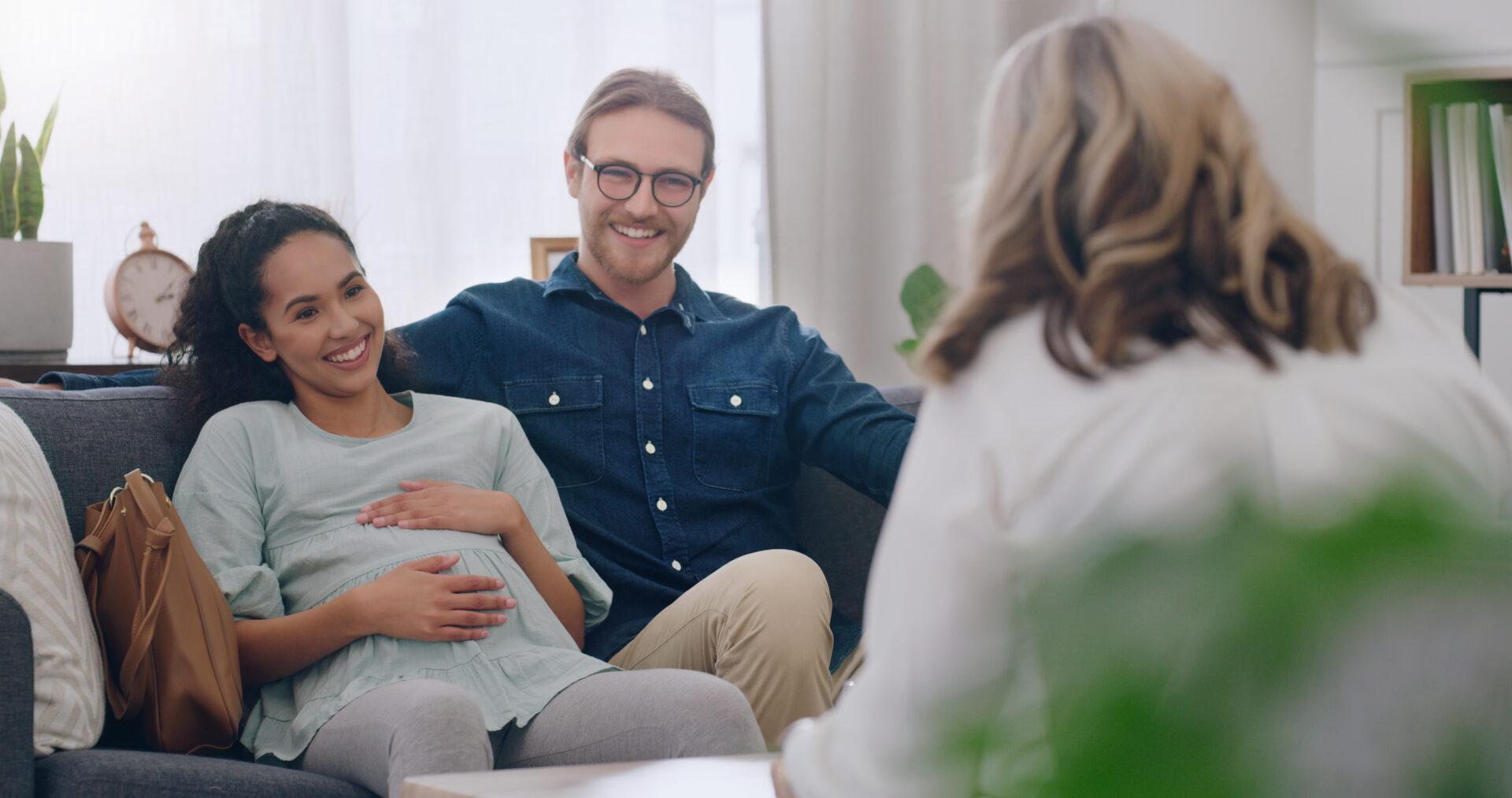Blended Families and Stepfamilies 5 Happy family members in a counseling session