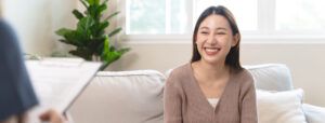 A Secure Base: An Effective Approach to Individual and Couple Therapy 1 client and therapist sitting together in a calm, light-filled space, symbolizing the safety and connection that support emotional healing and self-acceptance.