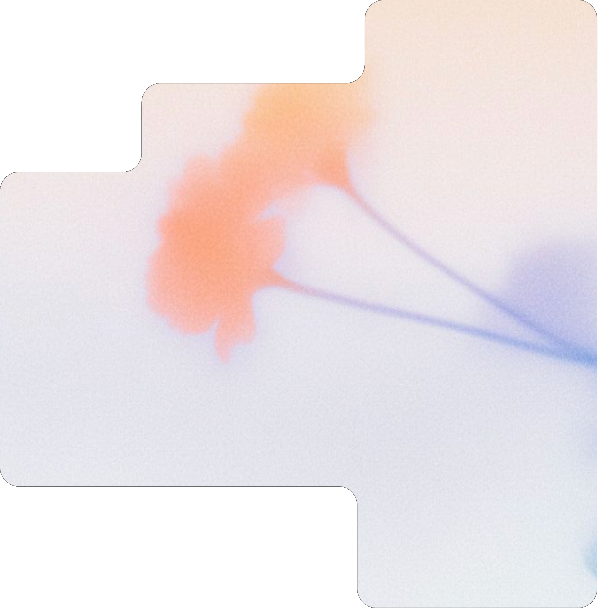 Soft-focus flower art