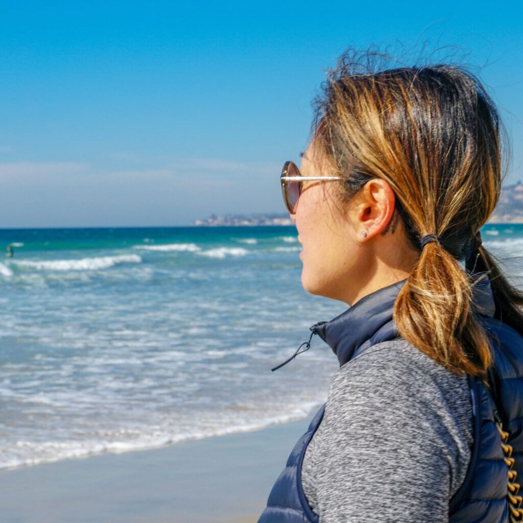 Therapy for Depression 1 Reno therapy client for depression and anxiety overlooking tranquil ocean